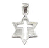 Sterling Silver Star of David with Cross Pendant